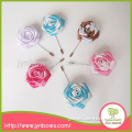 mix color handmade magnetic rose flower brooch pin